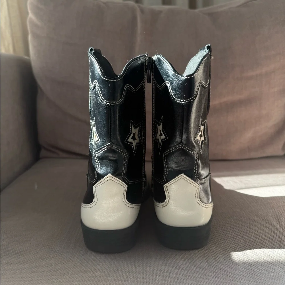 Zara Kids Cowboy Boots, EU 34 / US 3